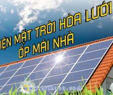 Lắp điện năng lượng mặt trời mái nhà
