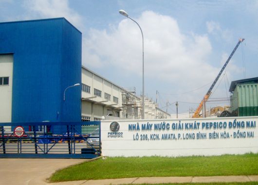 Nhà Máy Pepsico Đồng Nai Địa chỉ: đường số 08 KCN Amata Đồng Nai